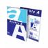 Papel de cópia Premium A4 Double A 80gsm [500 folhas] | Papel para Copiadora e Impressora de Alta Velocidade | Acabamento Branco Brilhante e Liso | Material de Escritório Ecológico